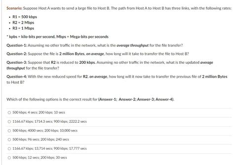 Solved Scenario: Suppose Host A wants to send a large file | Chegg.com