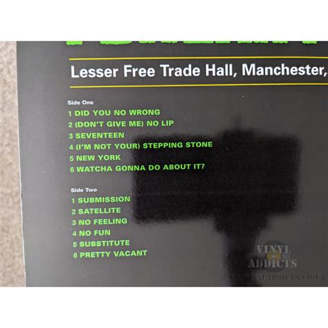 Sex Pistols I Swear I Was There Live Manchester Vinyl LP Vinyl Addicts