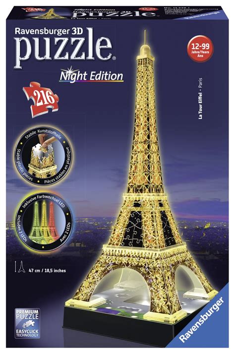 Ravensburger Eiffeltoren 3D Night Edition 125791 B Toys Keerbergen