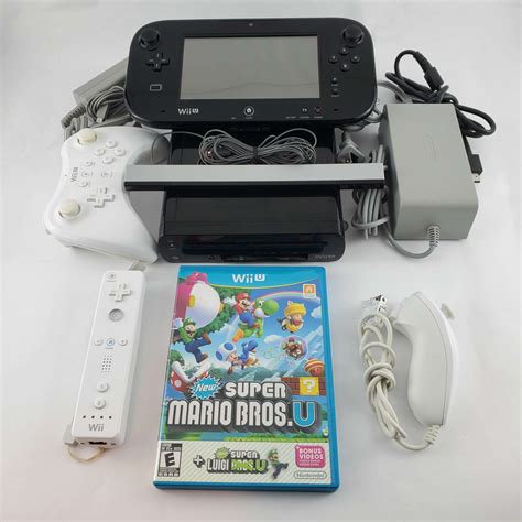 Nintendo Wii U Console Bundle New Super Mario Bros U Luigi U Retro