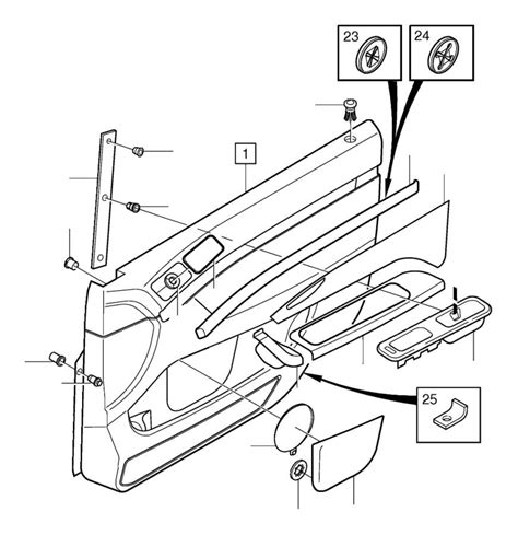 Volvo S80 Door Interior Trim Panel Bracket Right 9193211 Kline