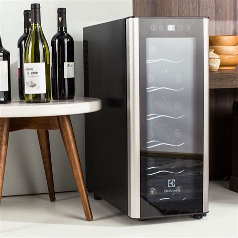 Adega 12 Garrafas Com Compressor - Adega Climatizada 12 Garrafas Por Compressor Electrolux 220V Preto ...