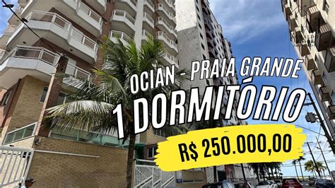 VENDIDO Ocian Praia Grande SP 1 dormitório Apenas 250 mil YouTube