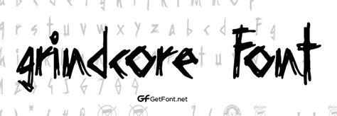 Download Free Grindcore Font Getfont