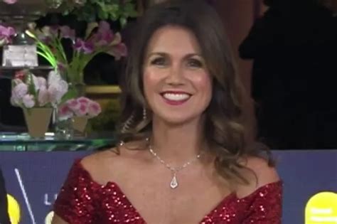 GMB Babe Susanna Reid Leaves Fans Speechless In Plunging Red Hot Oscars Dress Daily Star