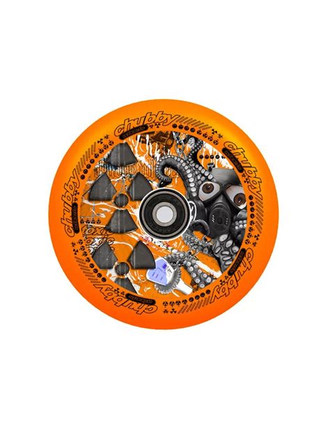 Chubby Wheels Lab 110 Mm Neon Orange Freestyle Scooter Wheel