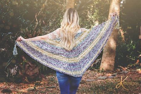 Faroese Triangle Knit Shawl Pattern Briana K Designs