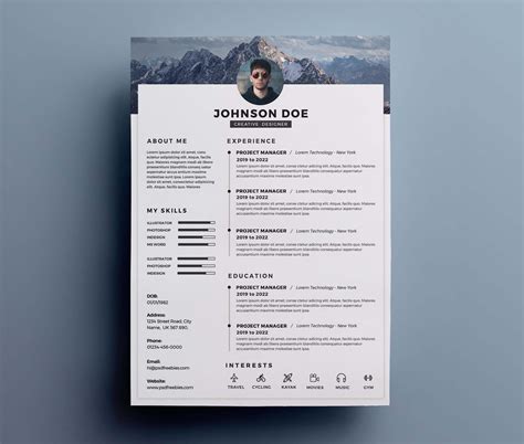 One Page Resume Templates