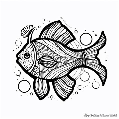 Pisces Coloring Pages Free And Printable