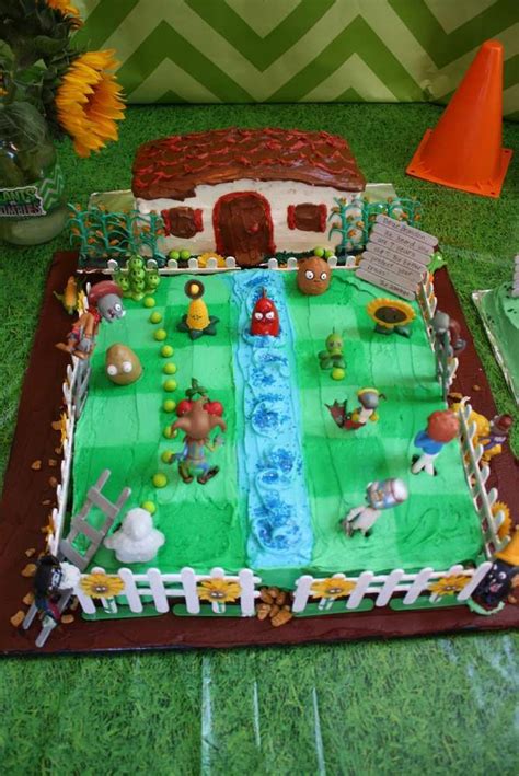 Plants Vs Zombies Birthday Party Ideas Photo 2 Of 21 Plants Vs