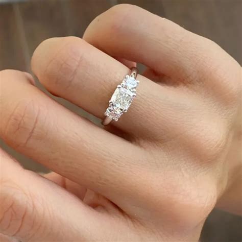 Coupe Ronde Ct Igi Gia Vrai Diamant Femme Bague Mariage Solide K