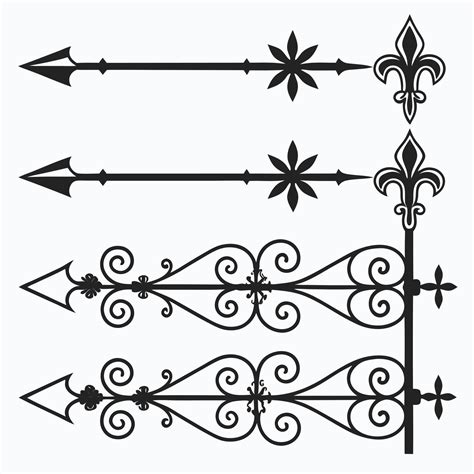 medieval gothic ornamental dividers  professional design projects