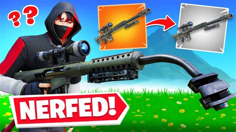 So Epic Nerfed The Heavy Sniper In Fortnite Youtube