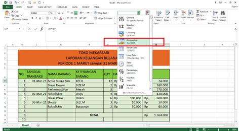 Cara Membuat Laporan Keuangan Di Excel Dengan Mudah