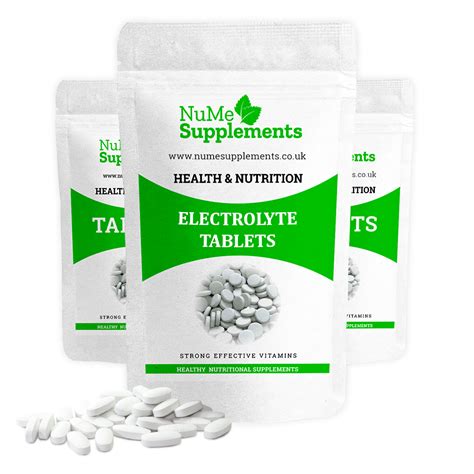 Electrolyte Tablets Nutritional Supplement Nu Me Supplements