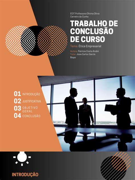 Apresentação Trabalho de Conclusão de Curso Básica Verde e Marrom | PDF ...