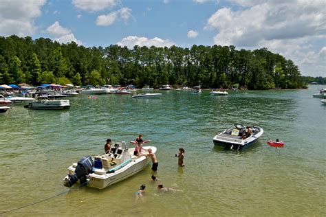 Best Places To Swim On Lake Murray Boat Carolina