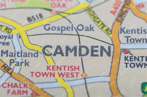 map  camden town london uk