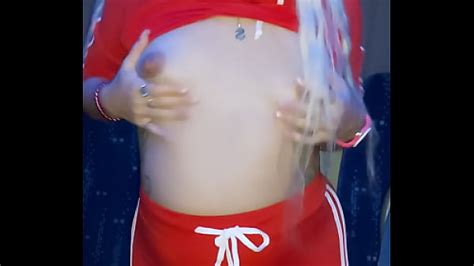 Alina Modelista Porn Star Looking Hot With Red Training Suite Sbowing