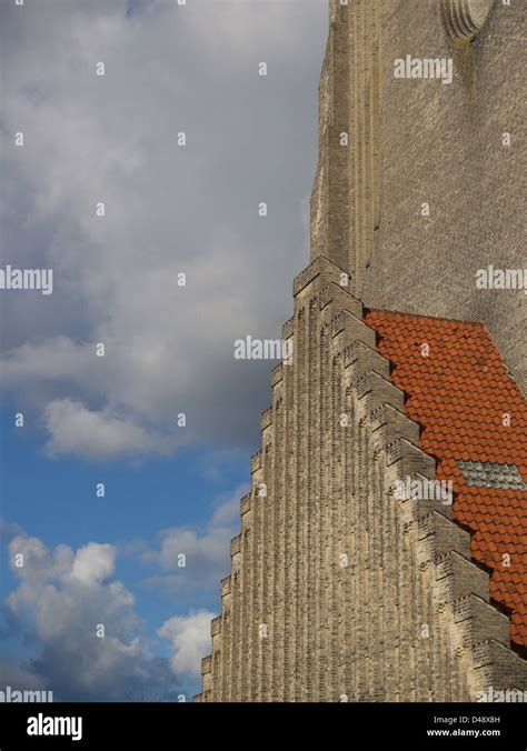 P V Jensen Klint 02 Grundtvig Memorial Church 1913 1940 Stock Photo