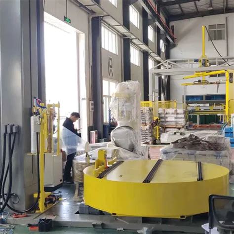 Carton Box Packing Pallet Stretch Winding Shrink Wrap Wrapping Machine