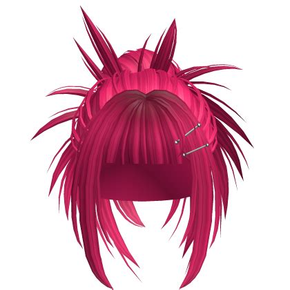 Spikey XCX Flared Bun Hot Pink Roblox