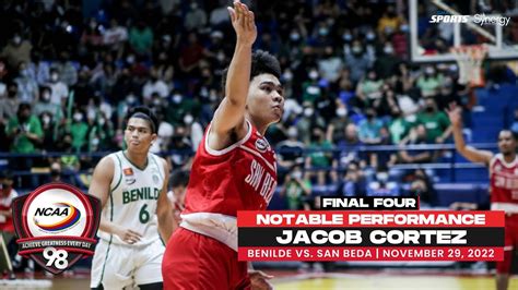 Ncaa Season Notable Performance Jacob Cortez Final Four