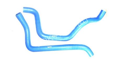 Патрубки охлаждения Лада Гранта (АКПП) СИЛИКОНОВЫЕ СИНИЕ, комплект