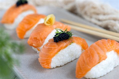 Nigiri Sushi Selber Machen Lachs Nigiri Rezept Eat De