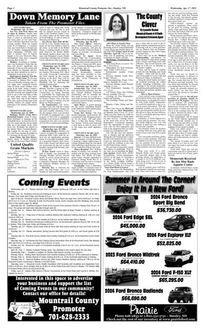 Mountrail County Promoter Online Edition