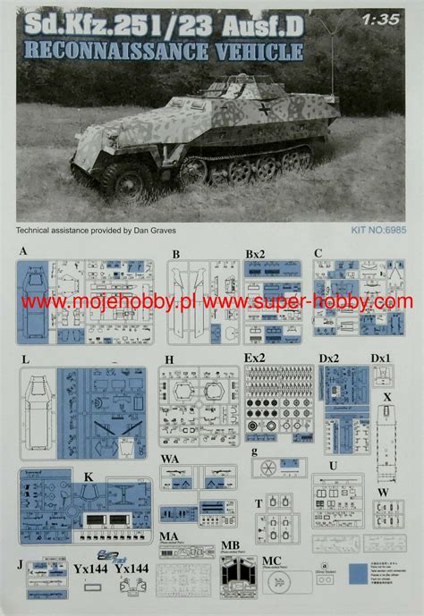 Sd Kfz 251 23 Ausf D Reconnaissance Vehicle Dragon 6985