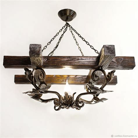 Деревянная люстра подвесная: Изделие №2 в интернет-магазине Ярмарка ...