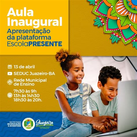 Prefeitura De Juazeiro Promoverá Nesta Terça Feira Aula Inaugural Para