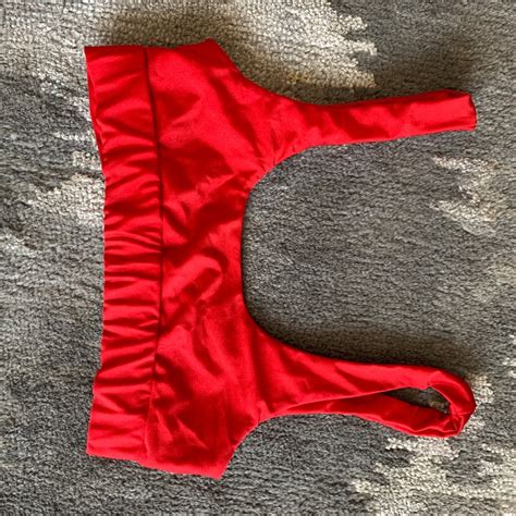 Meshki Red Bikini With Gold Details Gem