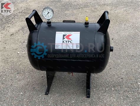 Воздушный ресивер для компрессора PST РГ-110/10, горизонтальный, 10 бар ...