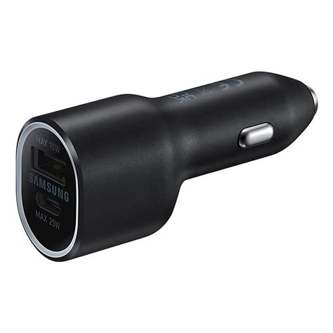 Samsung Chargeur Allume Cigare Car Charger Duo W Noir Ep