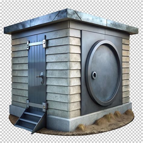 Storm Shelter On Transparent Background Premium Ai Generated Psd