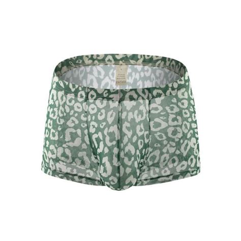 Boxer shorty CLEVER MENMODE Hommes Sexy Sous Vêtements Boxers Shorts Maille Sheer Lingerie Ultra