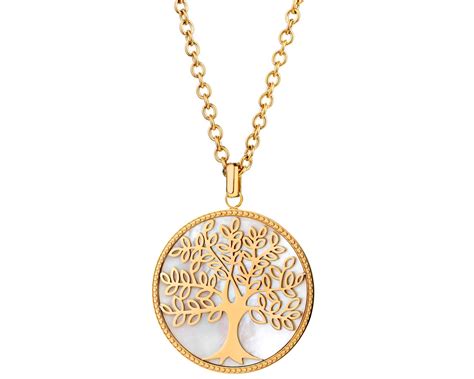 Stainless Steel Necklace With Shell Ref No Ar534 4600 Apart