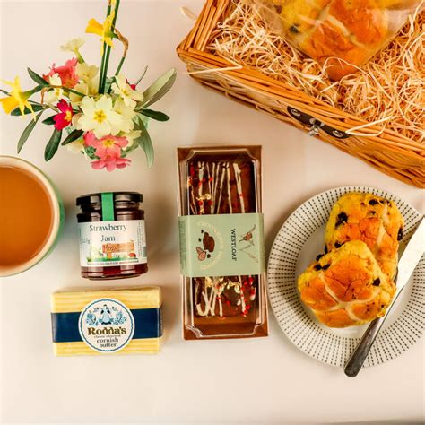 The Hot Cross Bun Chocolate Brownies Hamper From