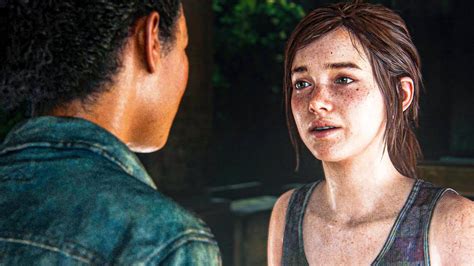 Ellie Kisses Her Friend Riley The Last Of Us Part 1 Remake 4k Ultra Hd Youtube