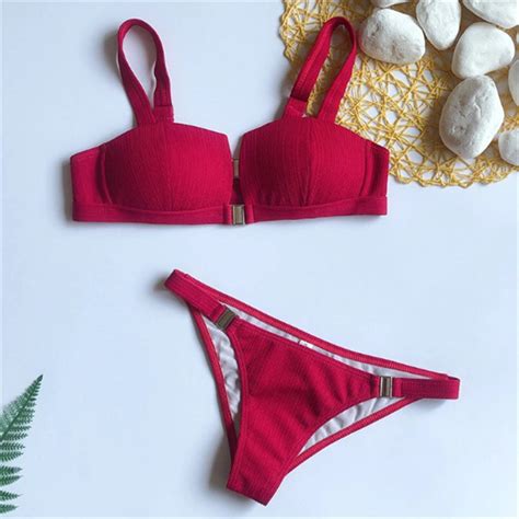 Women Two Pieces Beachwear Cover UPS Thong Swimwear Sexy Bikini China