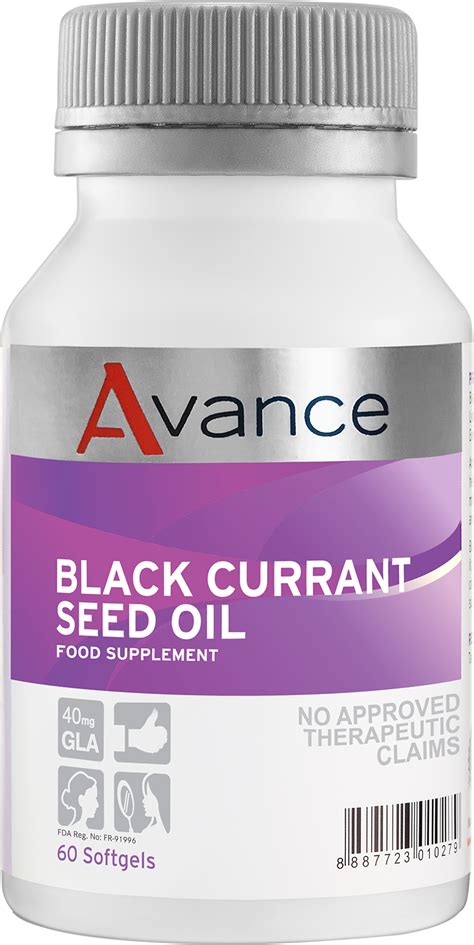 Black Currant Seed Oil Essential Source Of Omega Avance Product