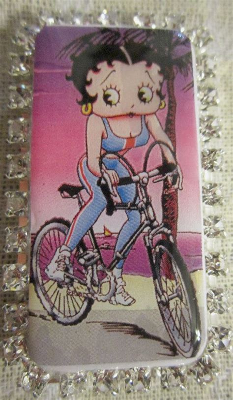 Betty Boop Bike Riding Magnet Bling Bling Bling Betty Is Here To