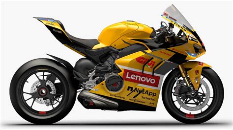 New Motorcycle Panigale V V With Autographed Race World