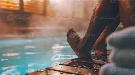 An image of a person using a sauna after a workout emphasizing how