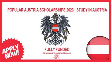 Popular Austria Scholarships 2023