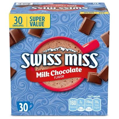 Swiss Miss Hot Milk Chocolate 41 4oz 30ct Target