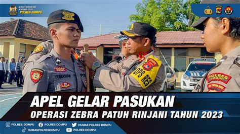 Polres Dompu Operasi Zebra Rinjani Tahun Youtube