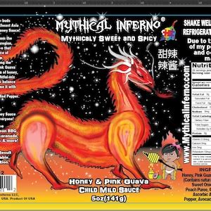 Mythical Inferno Hot Sauce Bundle Hot Sauce Box Habanero Hot Sauce Carolina Reaper Sauce